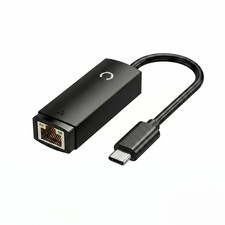 USB To RJ45 LAN Wired Ethernet Network Adapter TypeC To 100 Mbps Plug Play