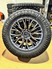 20x9 Fuel D848 Rebar Gray Wheels Atturo 33 Tires 6x5.5 22 Toyota Tundra Sequoia