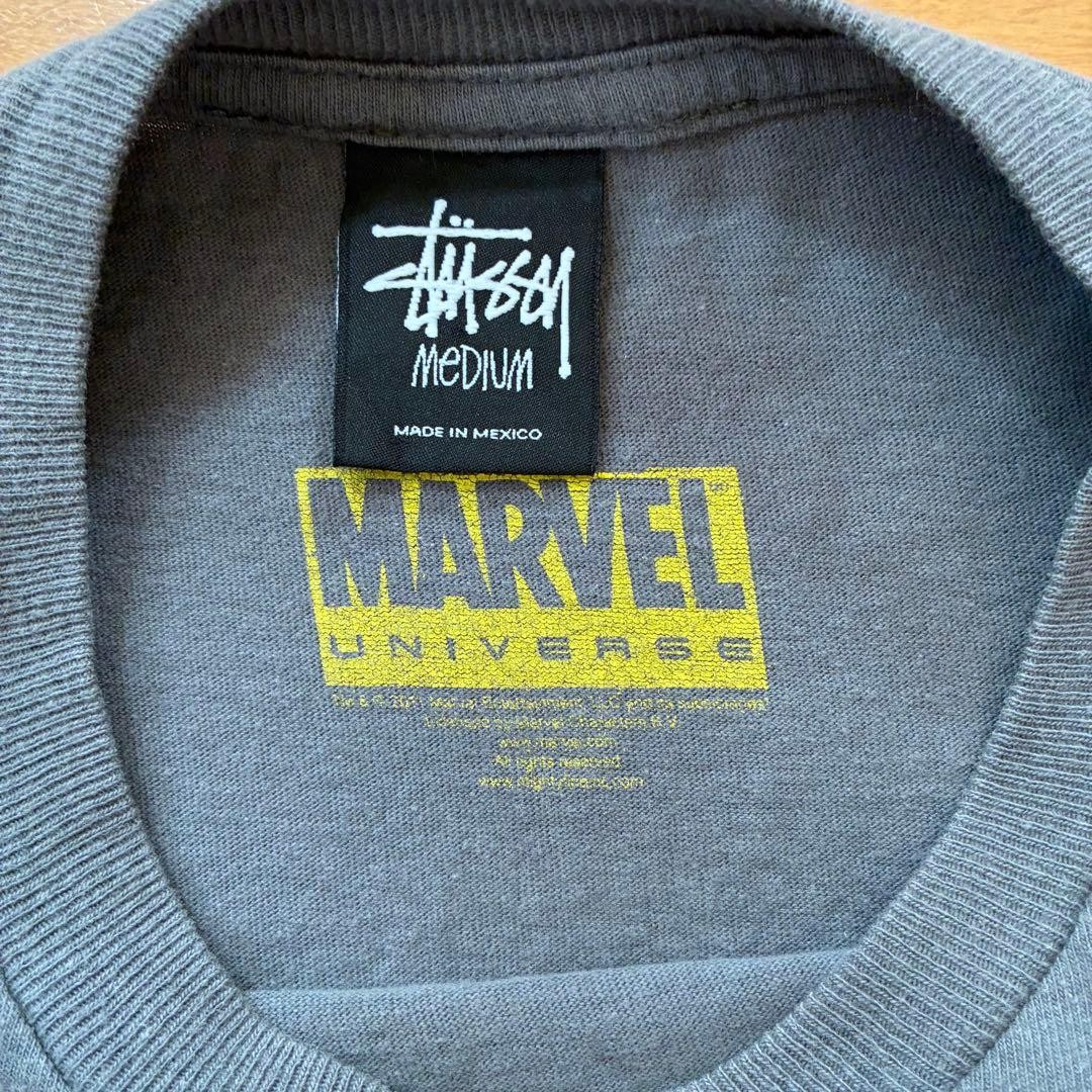 [Rare!] 00's Stussy Marvel collaboration T-shirt thumbnail 4