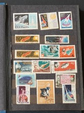 Cosmic 170 Postal Stamp Rocket Space Man Cosmonaut Astronaut Travel Post Album
