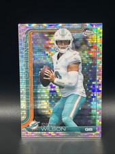 2025 Topps Chrome - Quinn Ewers Pulsar Refractor #316 (RC) - Miami Dolphins