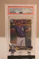 2018 Bowman Mega Box Fernando Tatis Jr. Chrome #BCP114 PSA 9 MINT