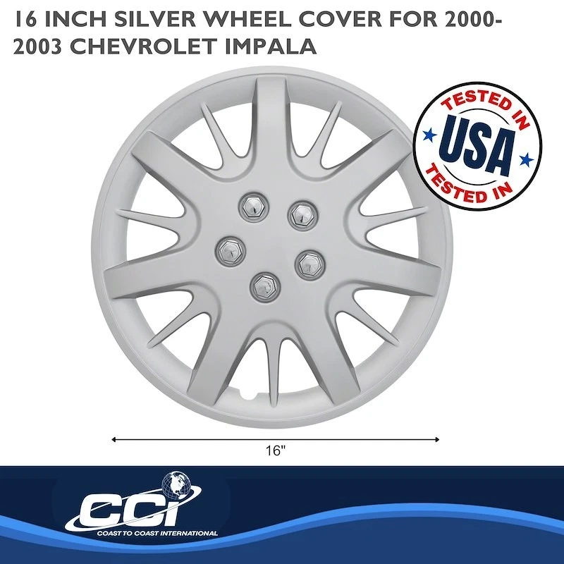 Coast To Coast IWC18916S 16 inch Wheel Covers for 2000-2003 Chevrolet Impala - Image 4 of 4