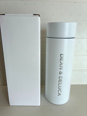DEAN DELUCA Edelstahl Trinkflasche 2026 weiß 300ml 10oz Neu im Karton