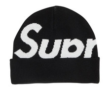 Supreme Big Logo Beanie Black FW22 FW22BN29 BLACK