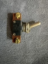 Vintage A-hh Toggle Switch 3a 250v Usa Tested Working