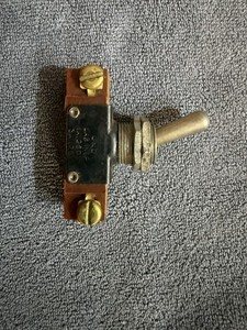 Vintage A-H&H Toggle Switch 3A 250V USA – Tested & Working