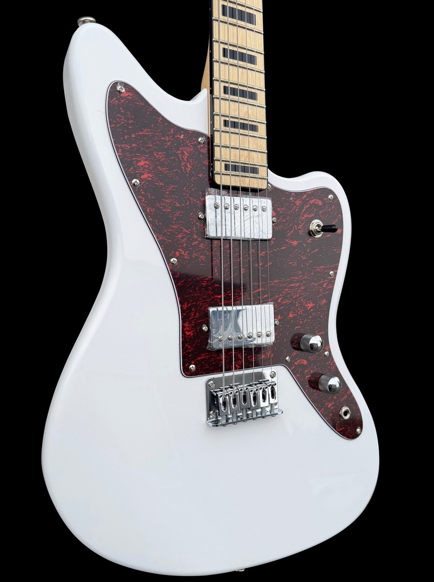 Firefly FFJA VI Baritone Electric Guitar White 30