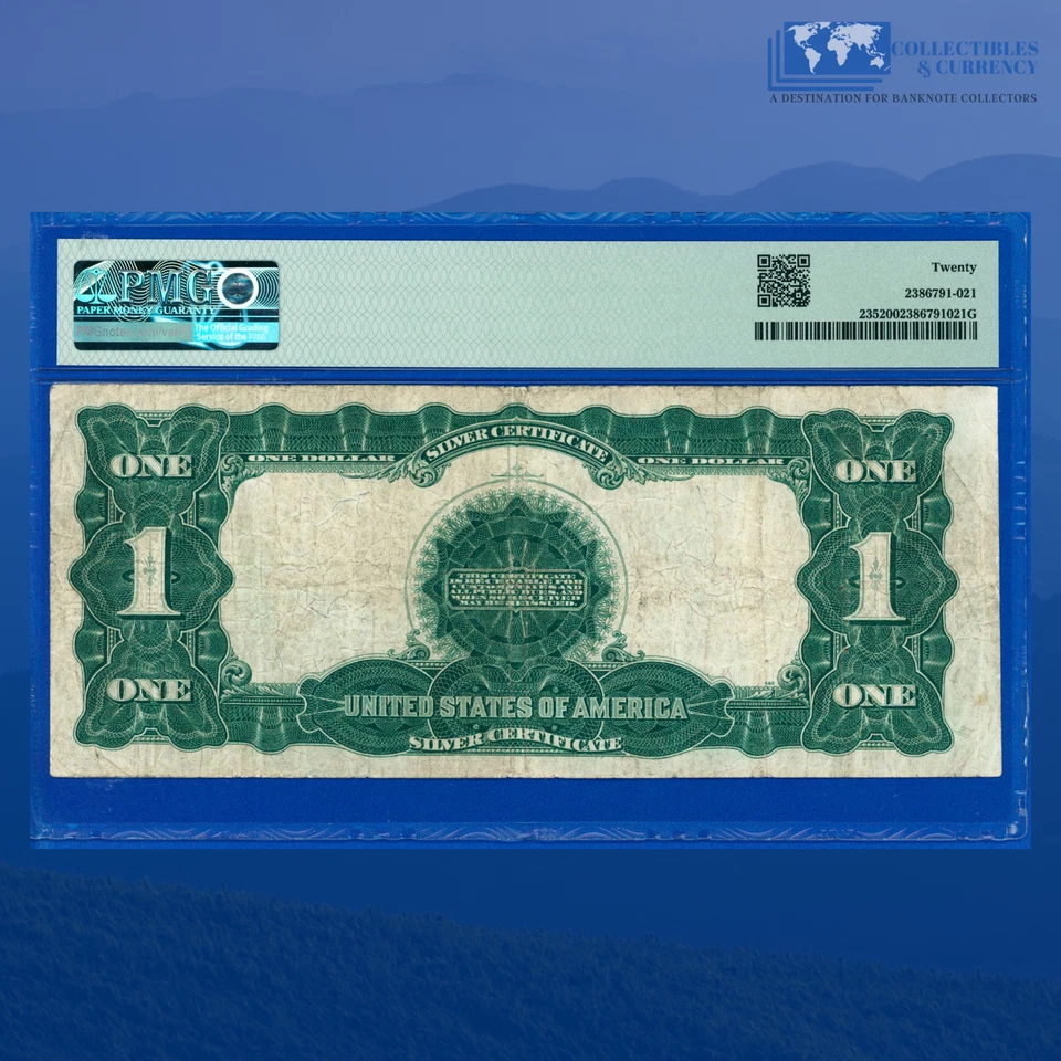 Fr.235 1899 $1 One Dollar Silver Certificate "BLACK EAGLE", PMG VF 20 #52368 - Image 2 of 3
