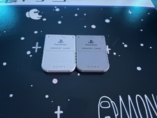 Sony PlayStation OEM Official 1 PS1 PSX Memory Card SCPH-1020 - GRAY - TESTED 