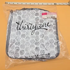 Thirty One TRAVELER CASE Hanging Jewelry Keeper Bag STEPPING STONES NEW 31