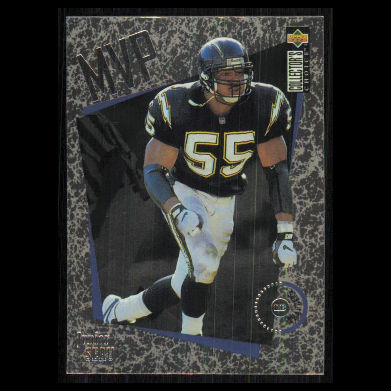 Junior Seau #M40 1996 Collectors Choice MVPs San Diego Chargers Football Card NM