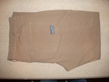 Eddie Bauer Men's Stretch Canvas Utility Pants Tan 40x32 EUC