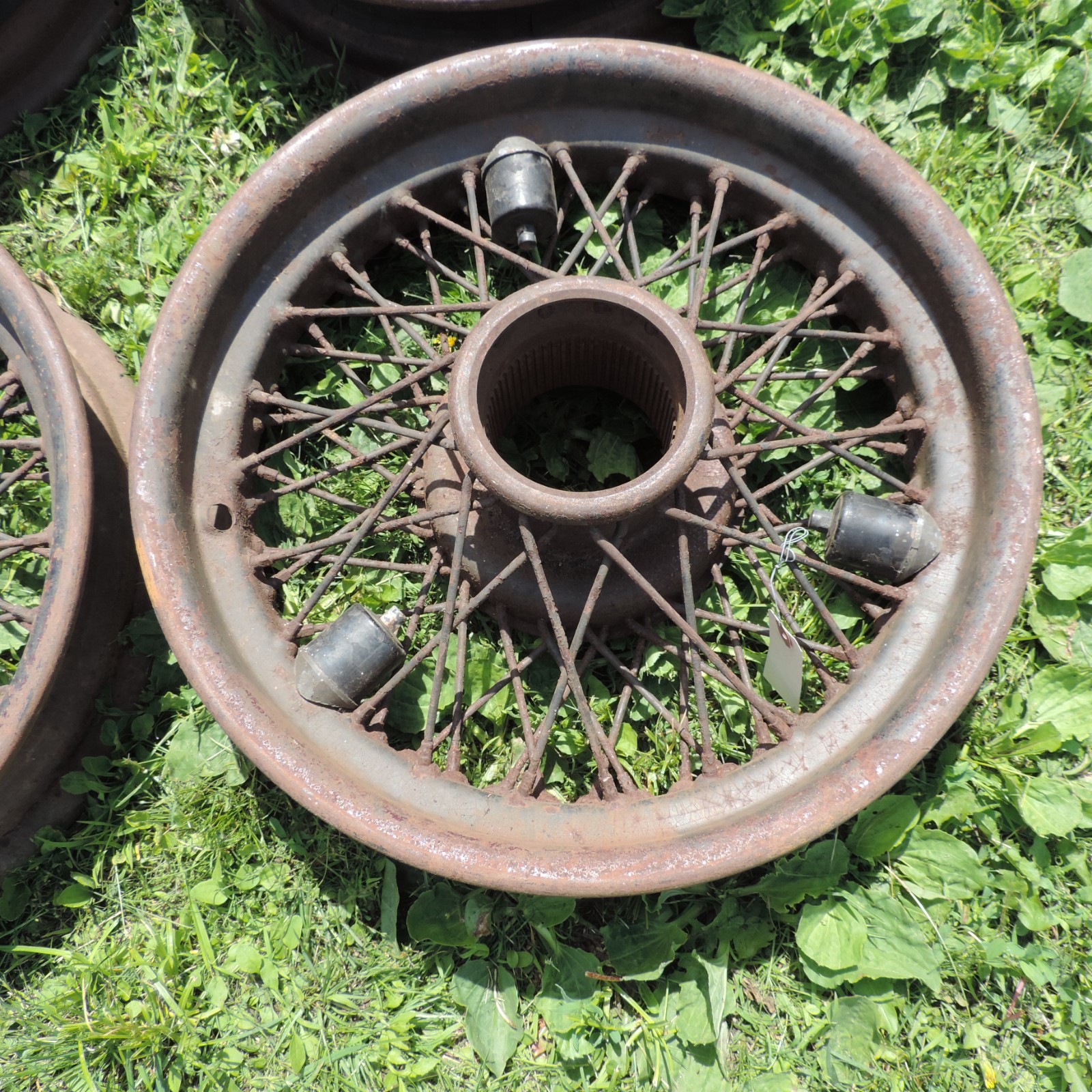 Vintage 19" Rolls Royce Wire Wheels - Original Set may be 1933 1934 1935 1936