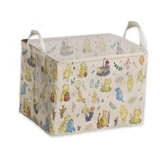 Winnie baby Stuff Winnie Storage Nursery Basket, Large squarecanvas Winnie-2
