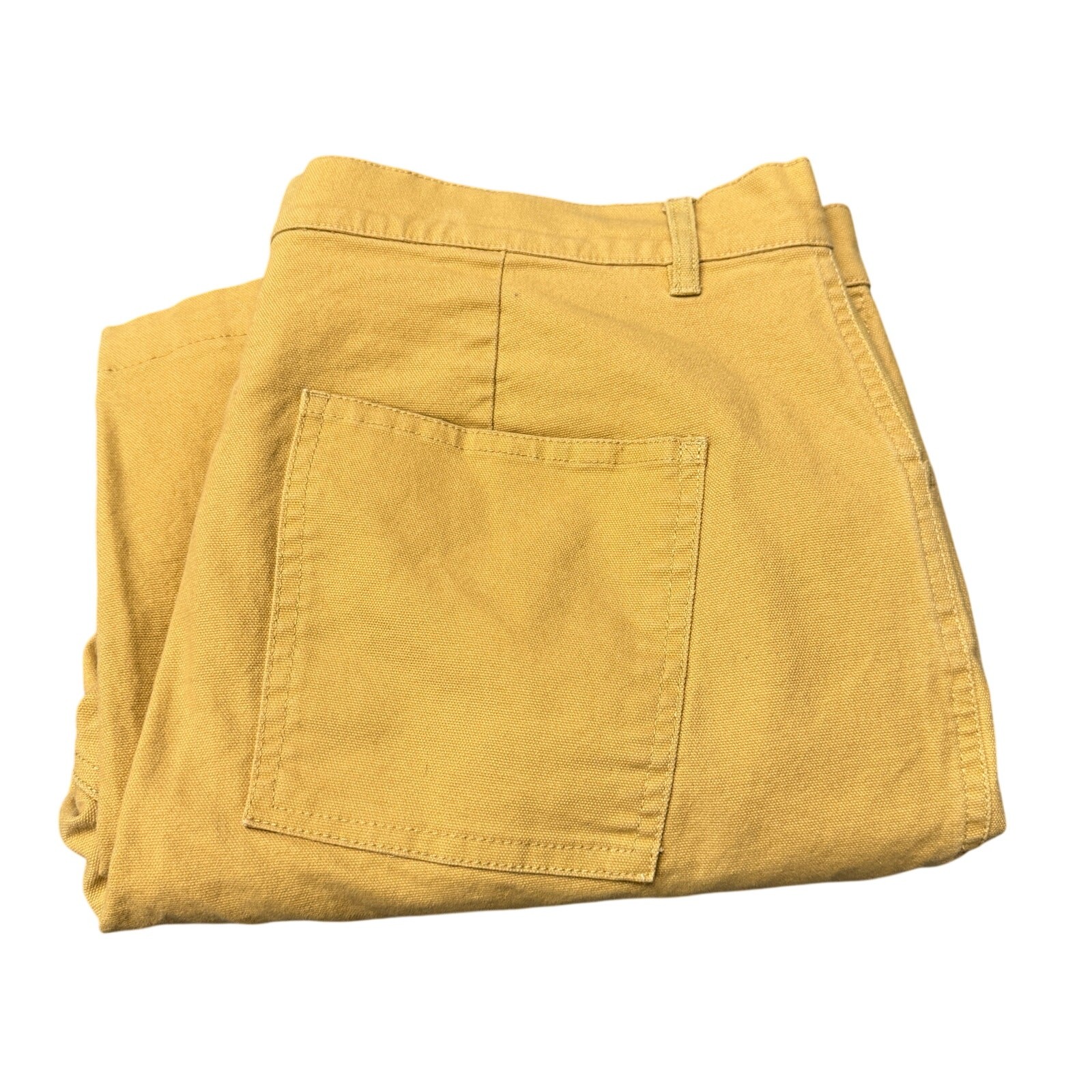 Manana Surfing Company Pants Button Fly Double Knee Khaki Mens 36 (37x28 ACTUAL)