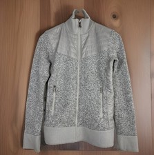 Marmot Women s Small Heathered Grey Knit Polyester Fleece Full Zip Jacket