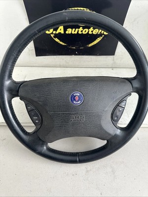 Lenkrad SAAB 9000 1994-98 4532255 Lenkrad Leder Schwarz