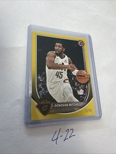 2025-26 Bowman Chrome Donovan Mitchell Yellow Paper 73/75 #91 Cavaliers