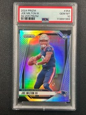 JOE MILTON III PSA 10 2024 PANINI PRIZM #354 ROOKIE SILVER RC 1369