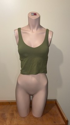 Lululemon Align Tank Top Size 4 Bronze Green V-Neck