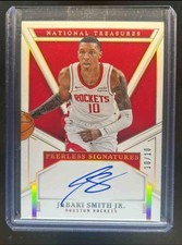 2024-25 National Treasures Jabari Smith Jr. Peerless Signatures Gold Auto #/10