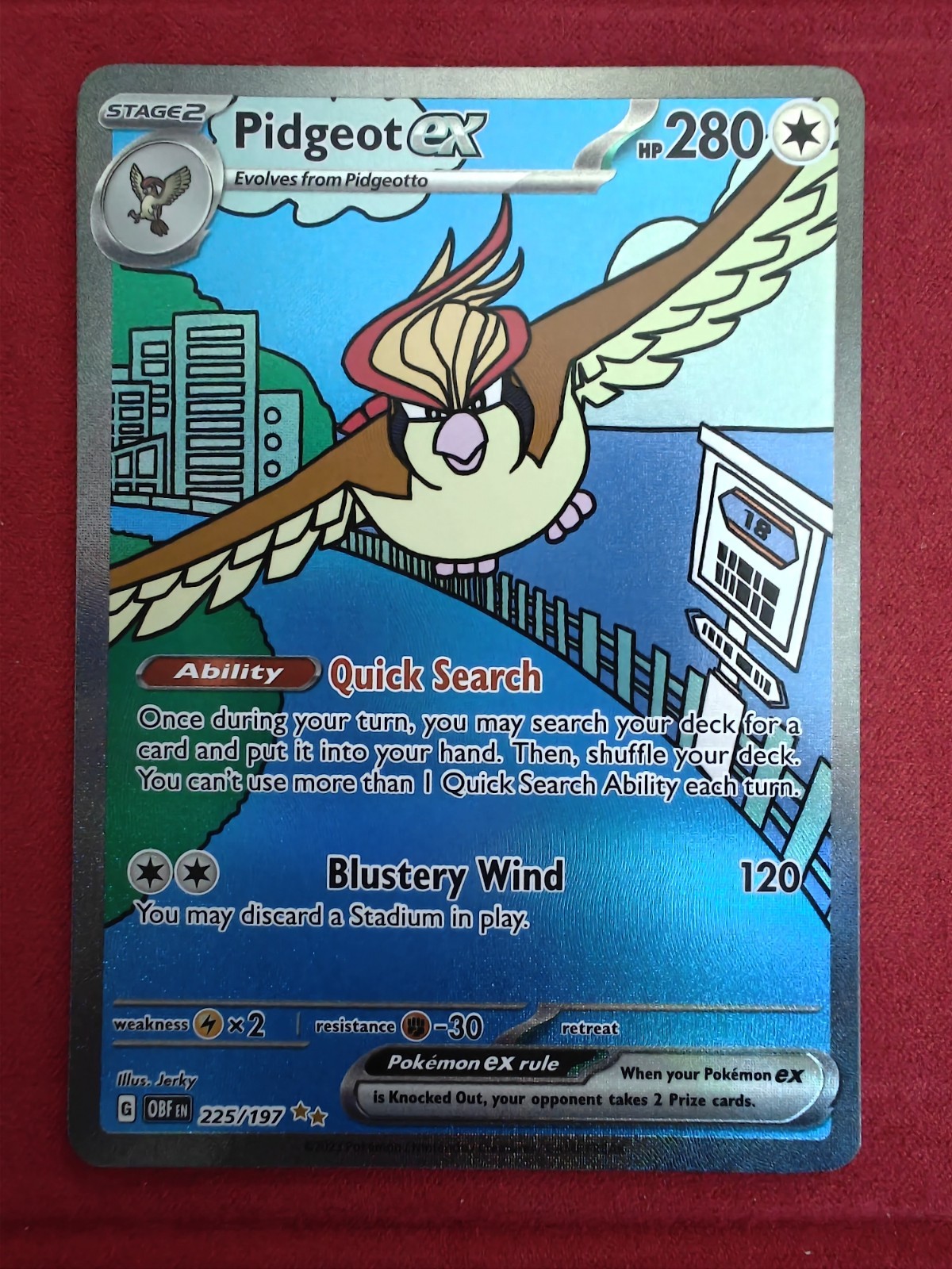 Pokémon TCG - Pidgeot ex 225 & Pigeotto 208
