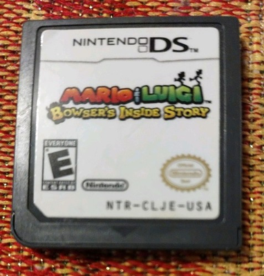 #ad Nintendo DS Mario and Luigi: Bowser#x27;s Inside Story Authentic Game cartridge only $29.99