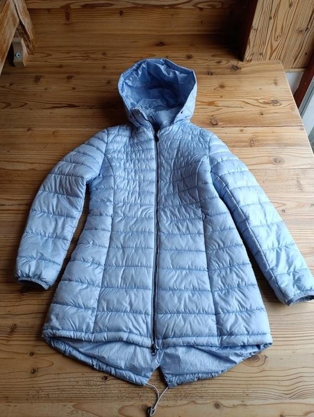 Women Sandro Ferrone Jacket Blue Polyester 40 / L