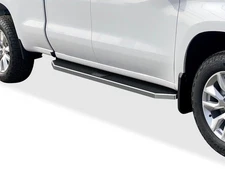 APS Polished 6" Side Step Side Bar Fit 19-26 Silverado Sierra Double Cab