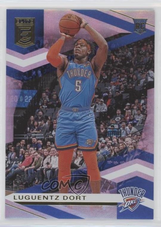 2019-20 Donruss Elite Rookies 71/299 Luguentz Dort #135 4b1