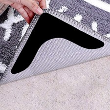 Rug Grippers with Super Stickiness- Anti Curling Carpet Tape Non-Slip Area Ke...