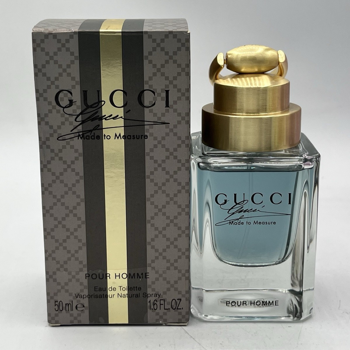 Gucci Made To Measure Pour Homme EDT 1.6 oz. 50 Ml New In Open Box