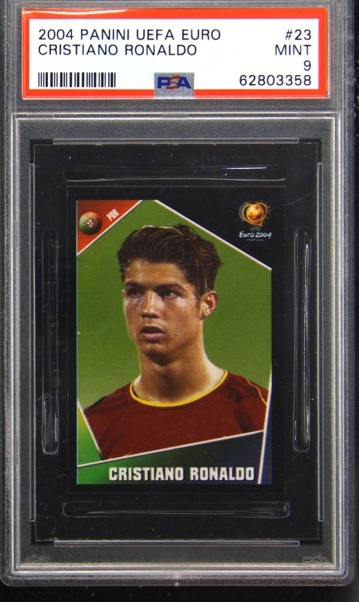 2004 PANINI UEFA EURO #23 CRISTIANO RONALDO PSA 9 | eBay