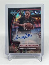 2024-25 Bowman U Chrome 1st Mackenly Randolph #53 Black Wave Prospect Auto
