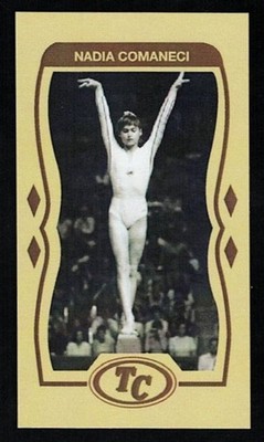 NADIA COMANECI - Tobacco Classics GYMNASTICS Card - ROMANIAN OLYMPIC CHAMPION
