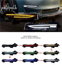 LED DRL Daytime Running Light Fog light Driving Bumper For Tesla Model Y 19-2022