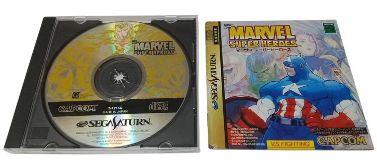 Sega Saturn Marvel Super Heroes Capcom Japanese Edition Good GP | eBay
