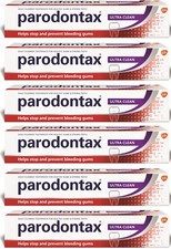 6 PARODONTAX ULTRA CLEAN Daily Fluoride Toothpaste for Bleeding Gums 75ml
