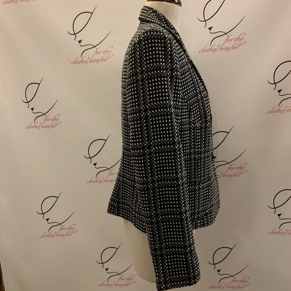 Kim Rogers. Tamanho 10. Mistura de lã/acrílico. Forrado. Bolsos. Botão frontal. WTC. - Imagem 4 de 4