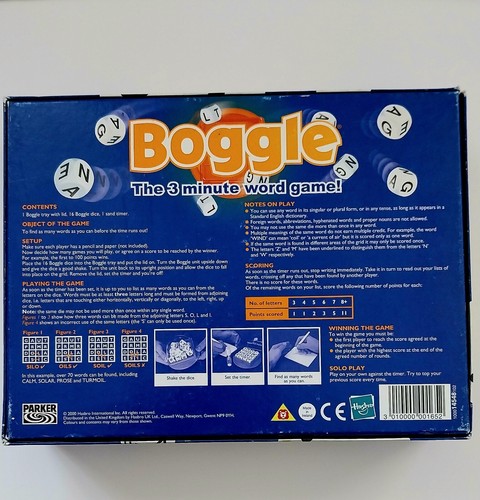 Vintage Boggle 3 Minute Word Game by Parker 2000 8yrs+ Complete - Picture 6 of 8