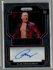 2022 Panini Prizm WWE Superstar Autographs #SAIDR Ilja Dragunov Auto