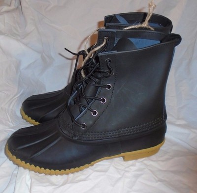 all black duck boots womens