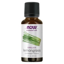 NOW Lemongrass Oil 1 fl oz Aromatherapy