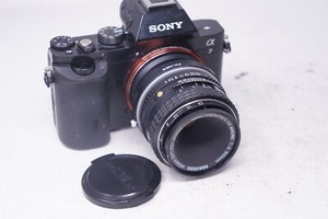 SONY E MOUNT ADAPTED 50MM F/4 PENTAX MACRO PRIME LENS ALL A7 NEX,A6000