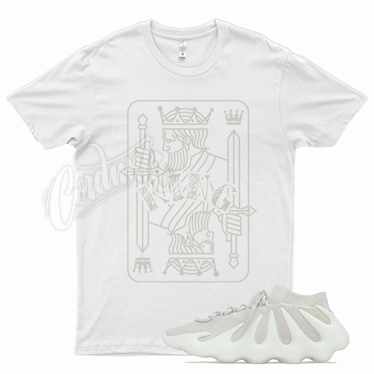 White KING T Shirt for YZ 450 Cloud White - 350 380 500 700