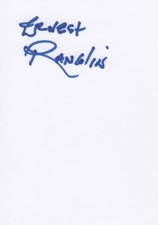 Ernest Ranglin Autogramm signed 10x15 cm Karteikarte 