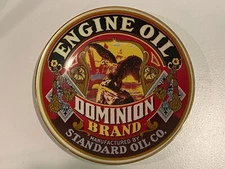 STANDARD OIL CO. PERFECTION OIL PORCELAIN PLATE 1984 AMOCO Dominion RARE