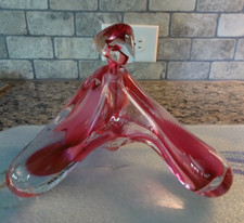 Signed David Goldhagen Studio Art Glass Sculpture Perfume Bottle 10 / 96