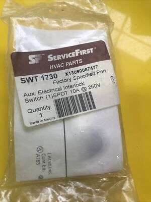 NEW Service First SWT 1730 Auxiliary Electrical Interlock X13090087477
